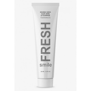 FRESH SMILE Tandkräm med baking soda, aloe vera och mint